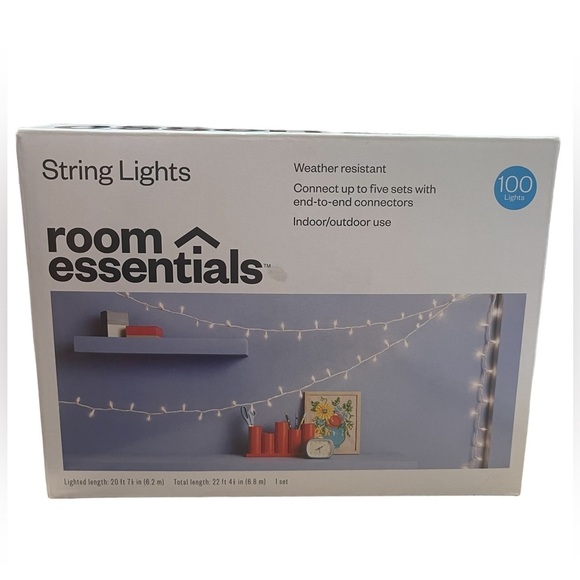 Room Essentials Other - Room essentials‎ mini lights, white wire cute lights like Christmas lights
